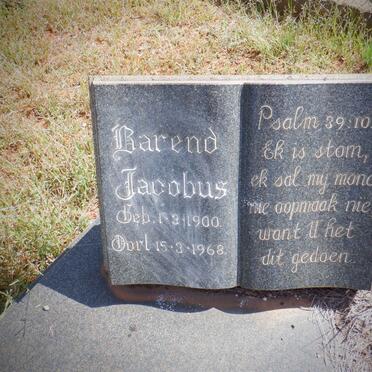 PRINSLOO Barend Jacobus 1900-1968 &amp; Johanna Carolina NAUDÉ 1905-1967