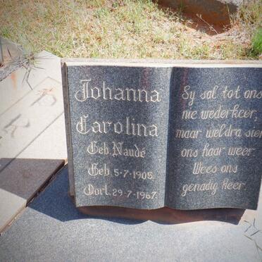 PRINSLOO Barend Jacobus 1900-1968 &amp; Johanna Carolina NAUDÉ 1905-1967