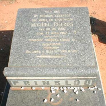 PRINSLOO Michiel Petrus 1885-1957
