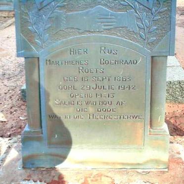 ROETS Marthienes Coenraad 1863-1942