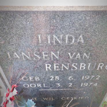 RENSBURG Linda, Jansen van 1972-1974