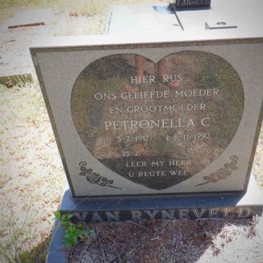 RYNEVELD Petronella C., van 1917-1993