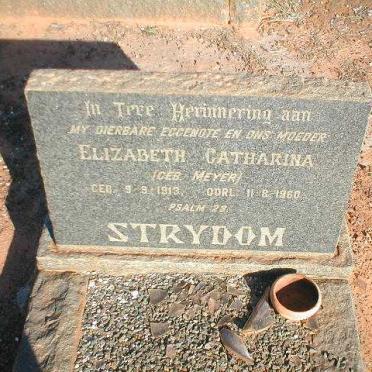STRYDOM Elizabeth Catharina geb. MEYER 1913-1960