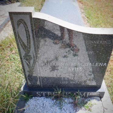 STEENKAMP Johanna Magdalena nee SPIES 1920-2003