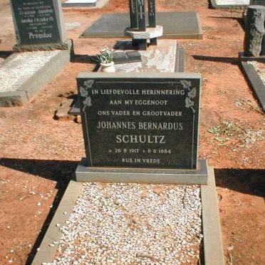 SCHULTZ Johannes Bernardus 1917-1984