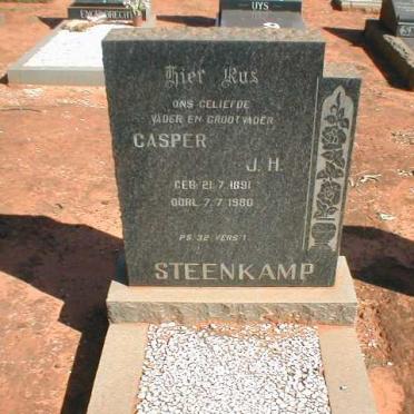 STEENKAMP Casper J.H. 1891-1980