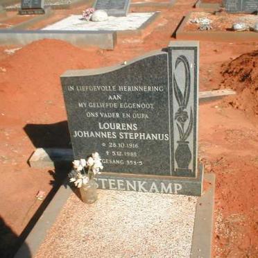 STEENKAMP Lourens Johannes Stephanus 1916-1988