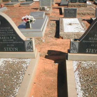 STEYN Abel Hendrik 1894-1979 &amp; Maria P.M. KRUGER 1899-1976