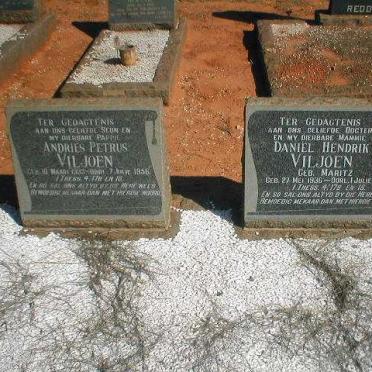 VILJOEN Andries Petrus 1933-1956 &amp; Daniel Hendrik MARITZ 1936-1956
