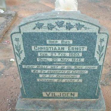 VILJOEN Christiaan Ernst 1860-1946