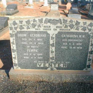 VENTER Douw Gerbrand 1882-1960 &amp; Catharina M.M. ENGELBRECHT 1896-1978 :: VENTER Flippe 1940-1942