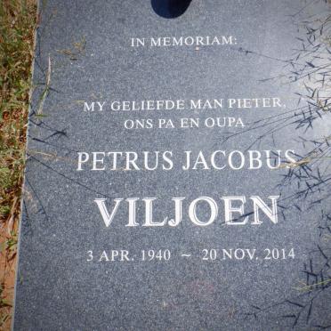 VILJOEN Petrus Jacobus 1940-2014