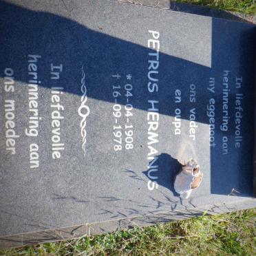 VERMEULEN Petrus Hermanus 1908-1978 &amp; Eva Catharina 1908-2002