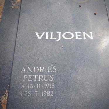 VILJOEN Andries Petrus 1918-1982 &amp; Anna Magritha Elizabeth BESTER 1925-2010