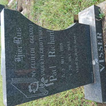 VISSER Paul Richard 1918-1984