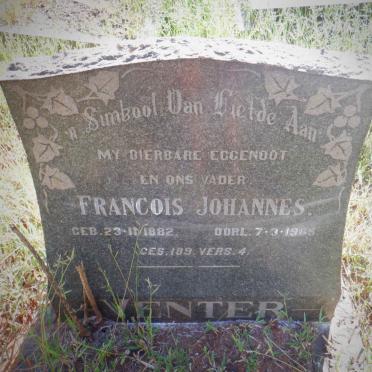 VENTER Francois Johannes 1882-1965