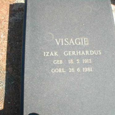 VISAGIE Izak Gerhardus 1913-1981