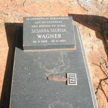 WAGNER Susanna Segryja 1928-1983
