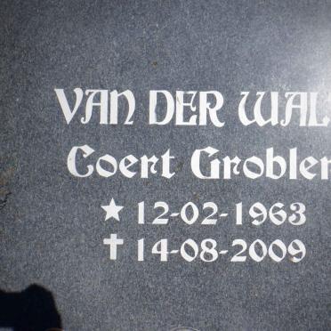 WALT Coert Grobler, van der 1963-2009