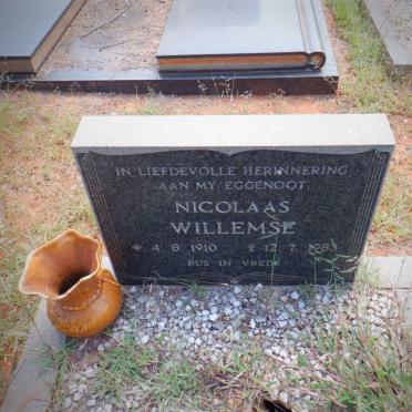 WILLEMSE Nicolaas 1910-1983