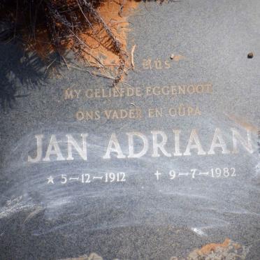 ? Jan Adriaan 1912-1982