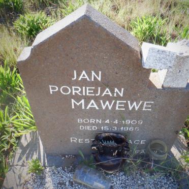 MAWEWE Jan Poriejan 1909-1965