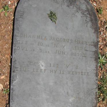 HERHOLDT Johannes Jacobus 1896-1919