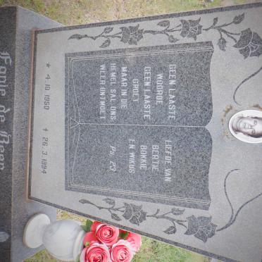 BEER Fanie, de 1950-1994