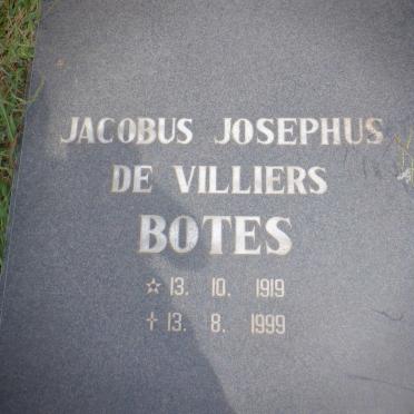 BOTES Jacobus Josephus de Villiers 1919-1999
