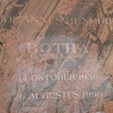 BOTHA Louis Johannes Hendrik 1936-1990 :: BOTHA Joannie 1967-2004