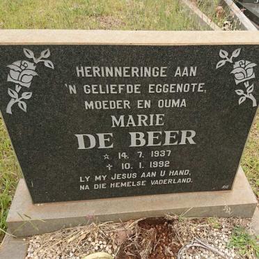 BEER Marie, de 1937-1992