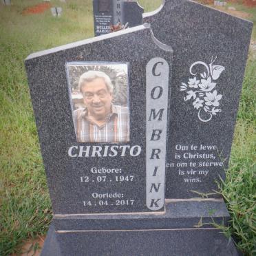 COMBRINK Christo 1947-2017