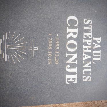 CRONJE Paul Stephanus 1955-2008