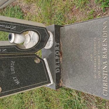 DELPORT Coenraad Johannes 1922-1996 &amp; Christina Barendina 1927-1992