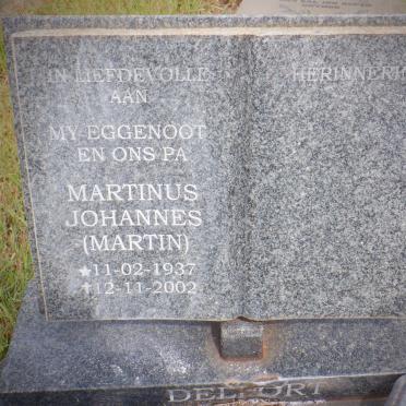 DELPORT Martinus Johannes 1937-2002