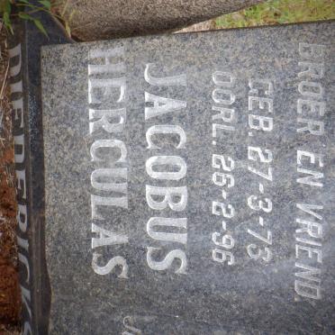 DIEDERICKS Jacobus Herculas 1973-1996