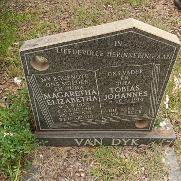 DYK Tobias Johannes, van 1914-1988 &amp; Magaretha Elizabetha 1923-1987