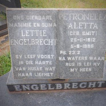 ENGELBRECHT Petronella Aletta nee SMIT 1912-1996
