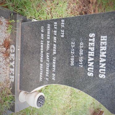 GEYER Hermanus Stephanus 1917-1996