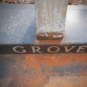 GROVE Gerhardus Johannes Roelof 1921-1987 &amp; Anna Magrieta Christina 1922-