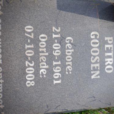 GOOSEN Petro 1961-2008