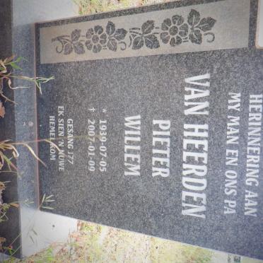HEERDEN Pieter Willem, van 1939-2007