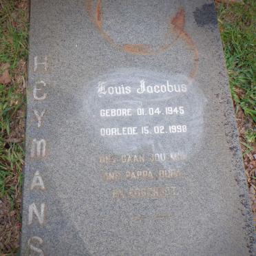 HEYMANS Louis Jacobus 1945-1998
