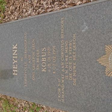 HEYINK Kobus 1971-1991