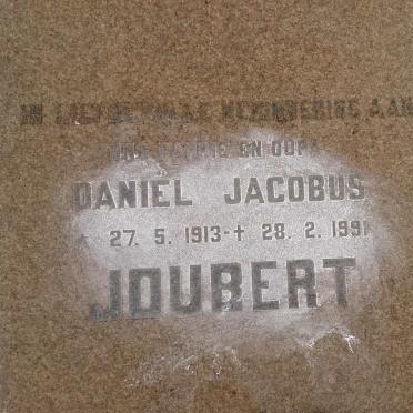 JOUBERT Daniel Jacobus 1913-1991