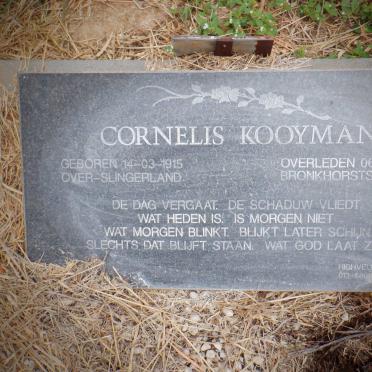 KOOYMAN Cornelis 1915-1996