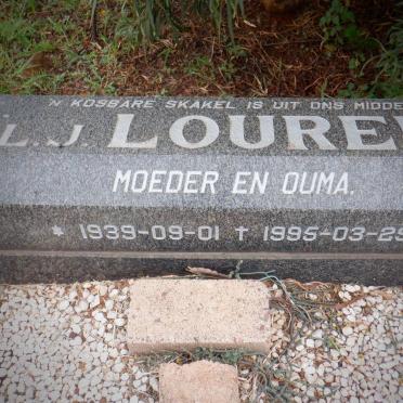 LOURENS G.L.J. 1939-1995