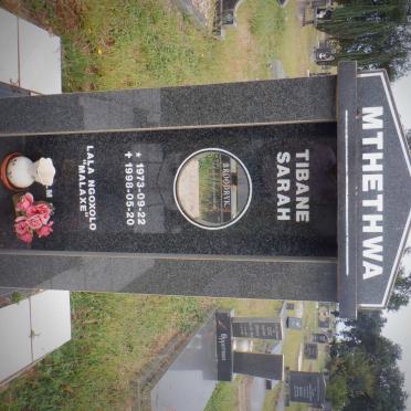 MTETHWA Tibane Sarah 1973-1998