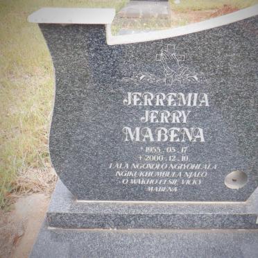 MABENA Jerremia Jerry 1955-2000