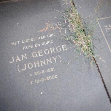 MINNIE Jan George 1931-2002 &amp; Hendrina Barendina Petronella 1939-1996